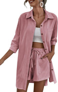 Stylish Womens 2 Piece Lounge Tracksuit Outfit Sets for Summer