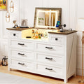 Chest of Drawers for Bedroom 8-Drawer Dresser with Mirror - Practical