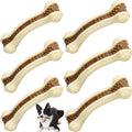 Dog Bones Chew Toys for Aggressive Chewers - Real Beef Flavor Pack