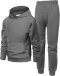 Boys 2-Piece Pullover Hoodie Tracksuit - Soft Lightweight Set