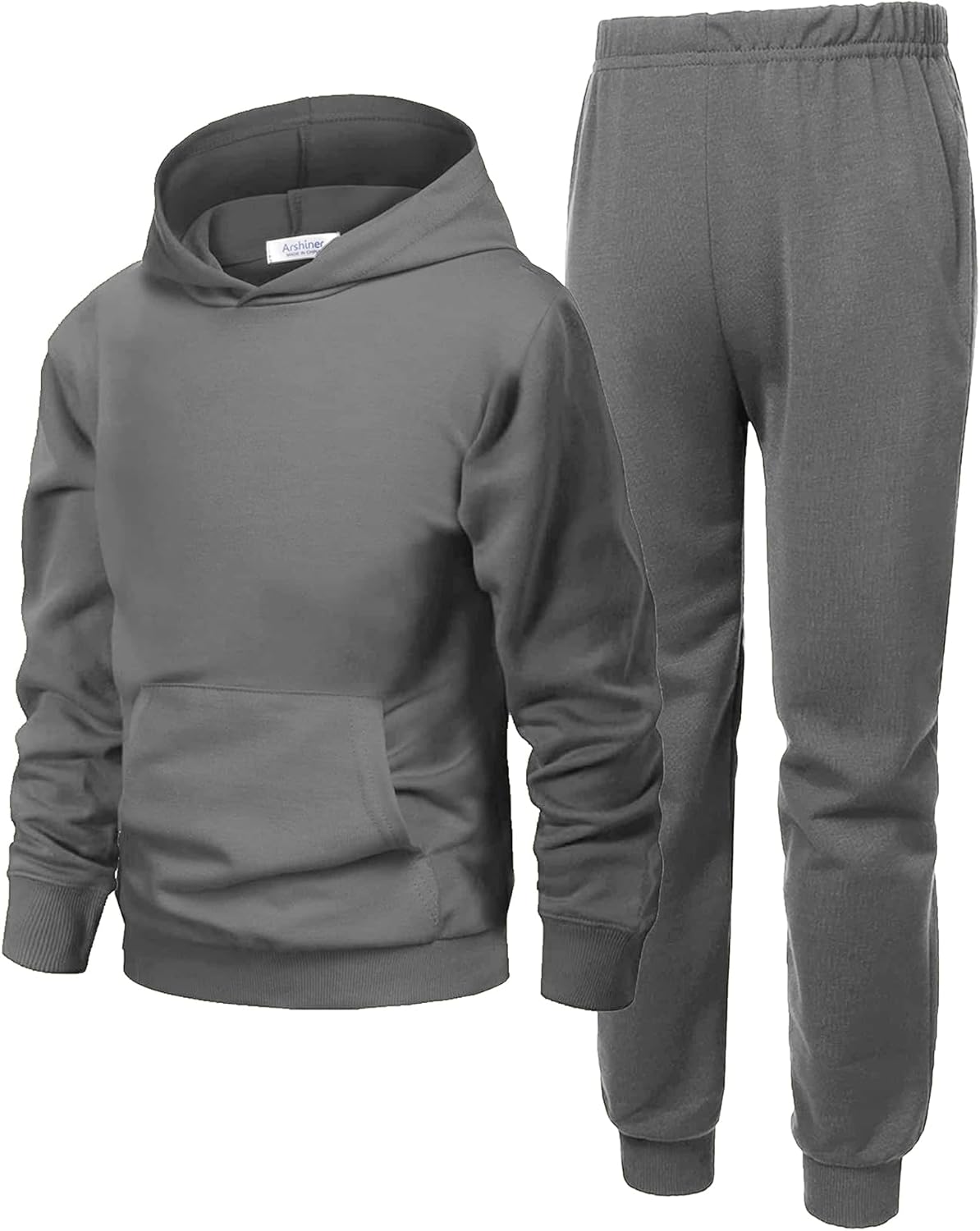 Arshiner 2 Piece Outfit Boys Pullover Hoodies Sweatshirt Set