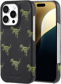 Coach Debossed Pebbled Leather Slim Wrap iPhone 16 Pro Case - Luxury