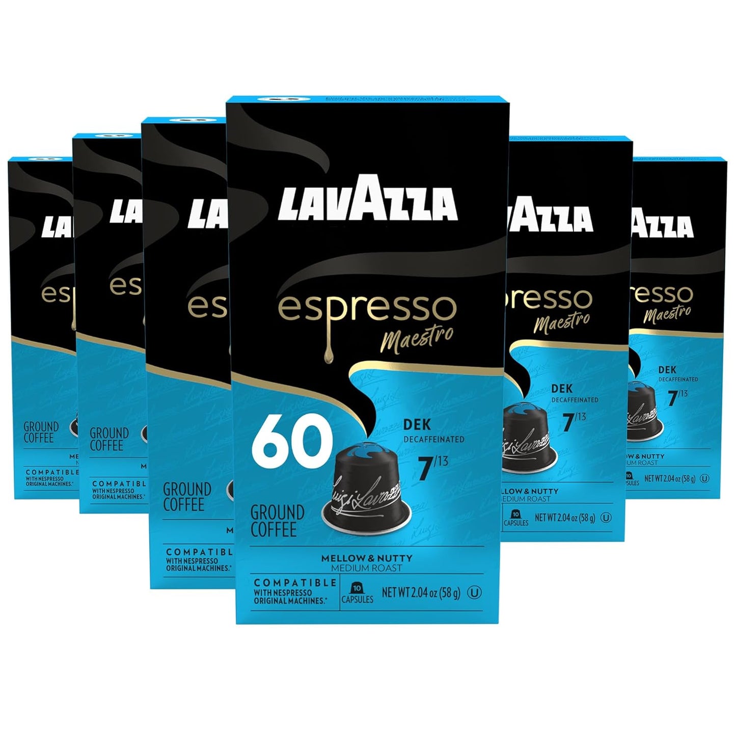 Lavazza Decaf Aluminum Capsules - Medium Roast