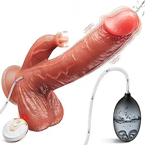 Vibrating Squirting Dildo with Remote Control for Ultimate Pleasure