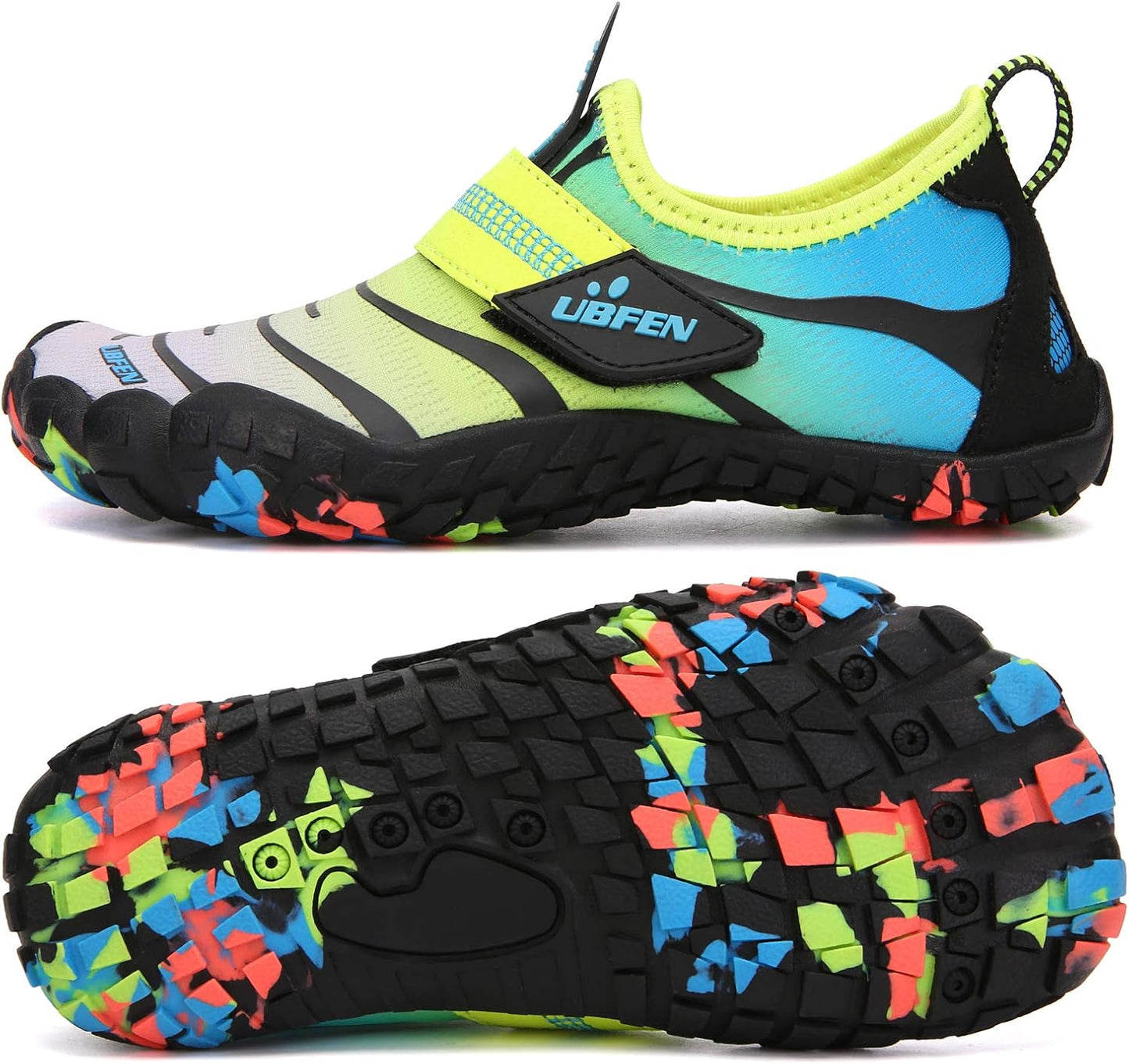 UBFEN Water Shoes for Kids - Quick Dry Aqua Socks for Fun
