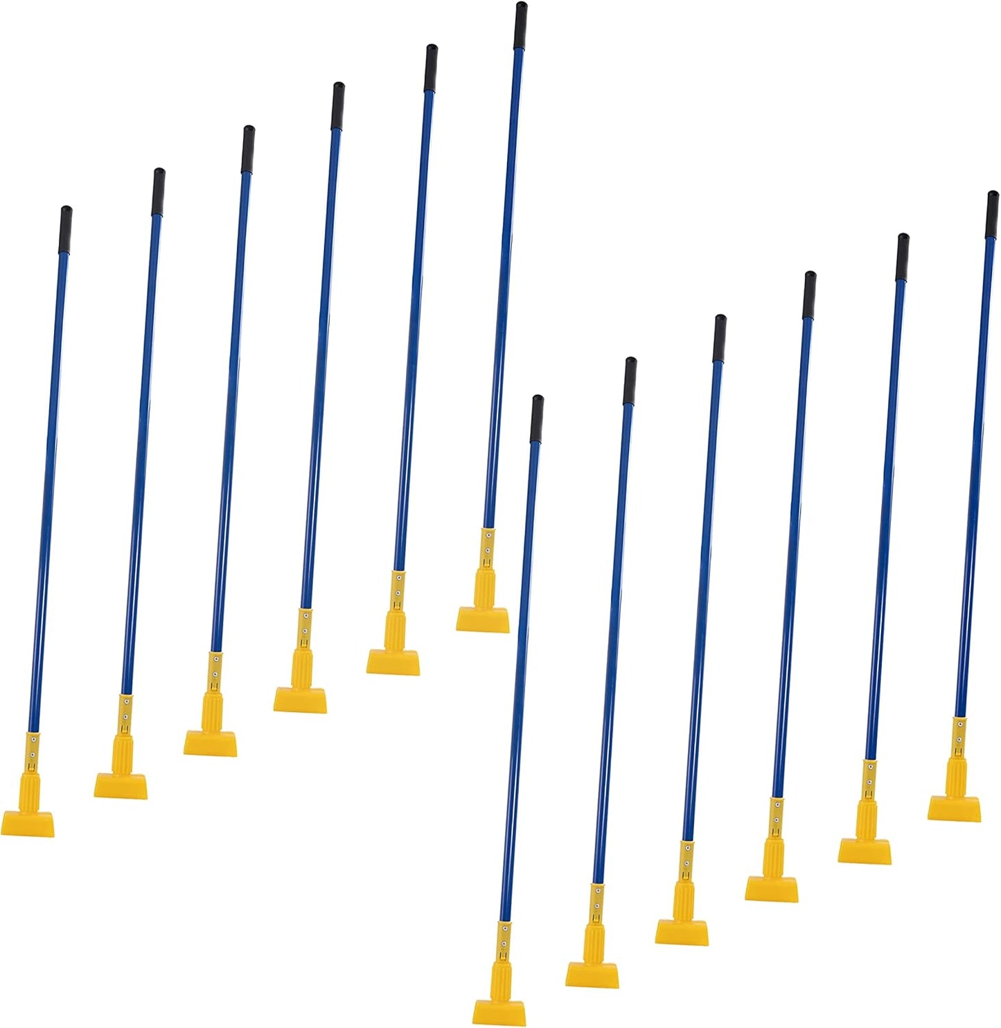 Commercial Quick-Change Iron Mop Handle for Heavy Duty Cleaning