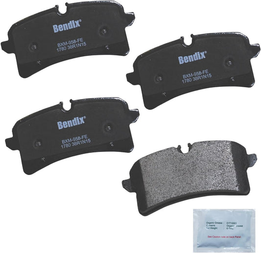 Bendix Priority1 CFM1780 Semi-Metallic Brake Pads for Porsche