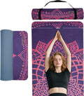 Yoga Mat Non-Slip Extra Thick 72in x 24in - Cushioned Hot Yoga Mat