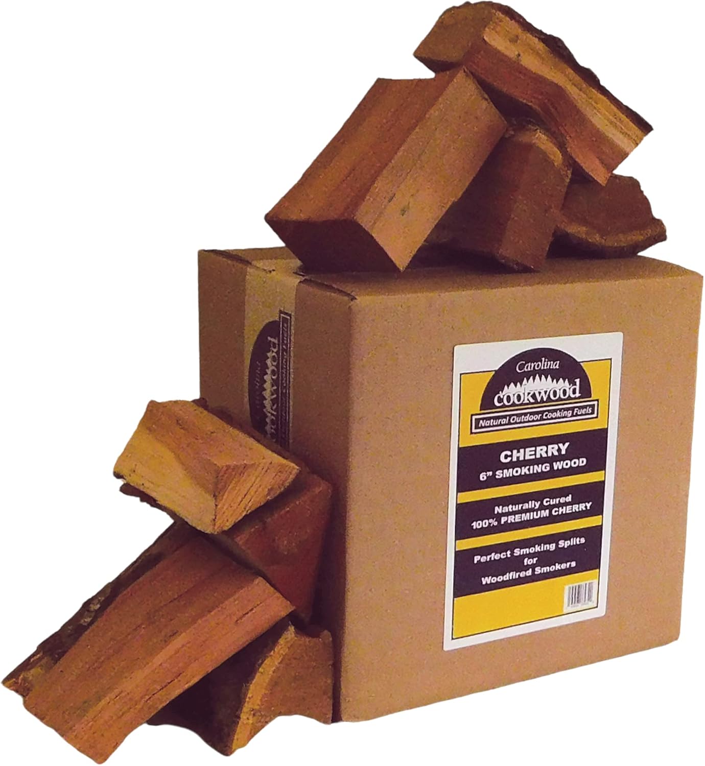 Naturally-Cured Cherry Wood Mini Splits for Smokers & Grills