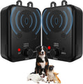 2 Pack Anti Barking Devices - Rechargeable Ultrasonic Bark Control