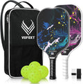 Pickleball Paddles Set of 2/4 - USAPA Approved Carbon Fiber