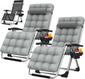 Suteck Zero Gravity Chair Set of 2 - Reclining Patio Lounge Chairs