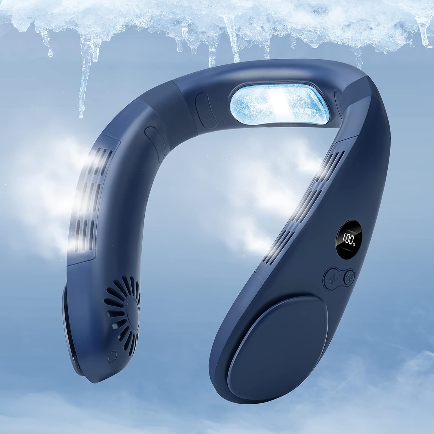 Stay Cool Anywhere with Portable Neck Fan!