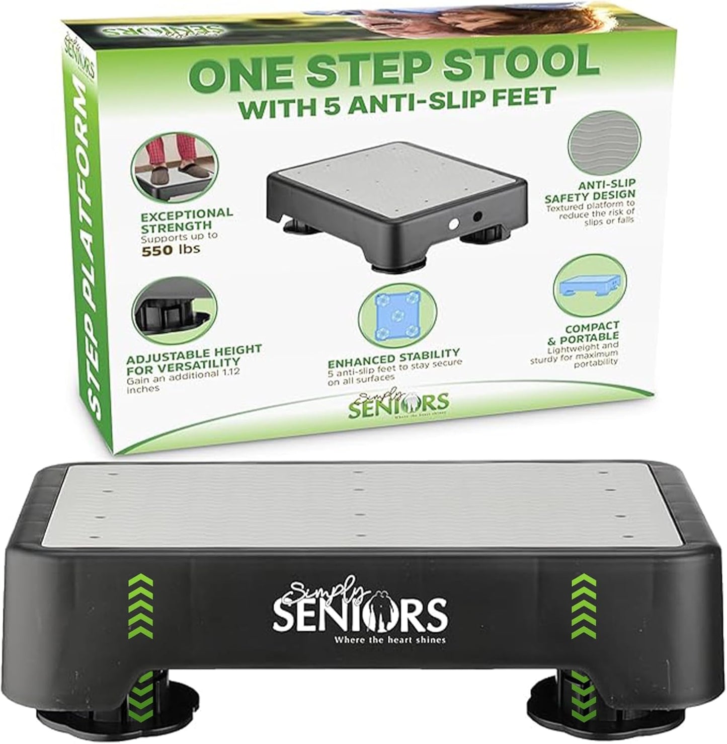 Small Step Stools for Adults - Heavy Duty Mobility Aid