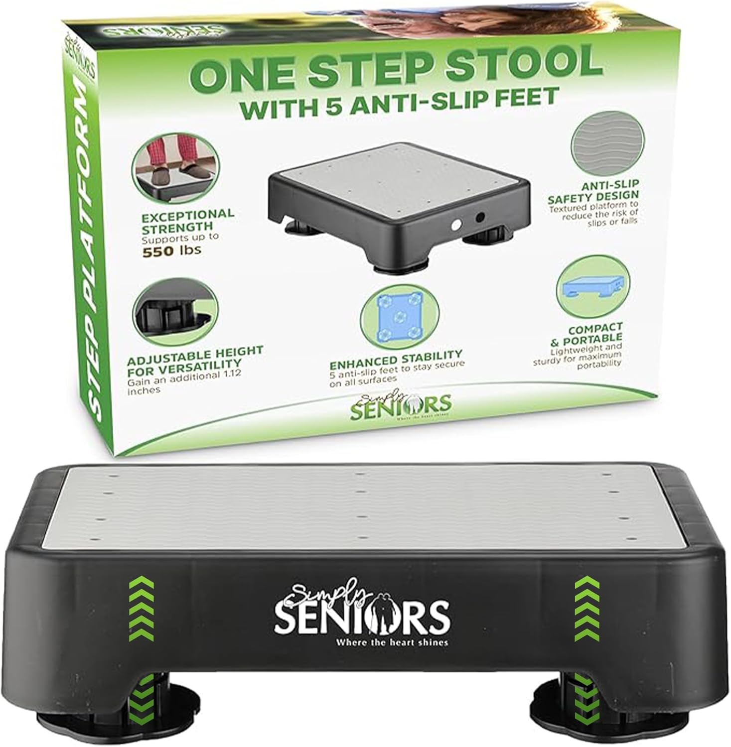 Small Step Stools for Adults - Heavy Duty Mobility Aid