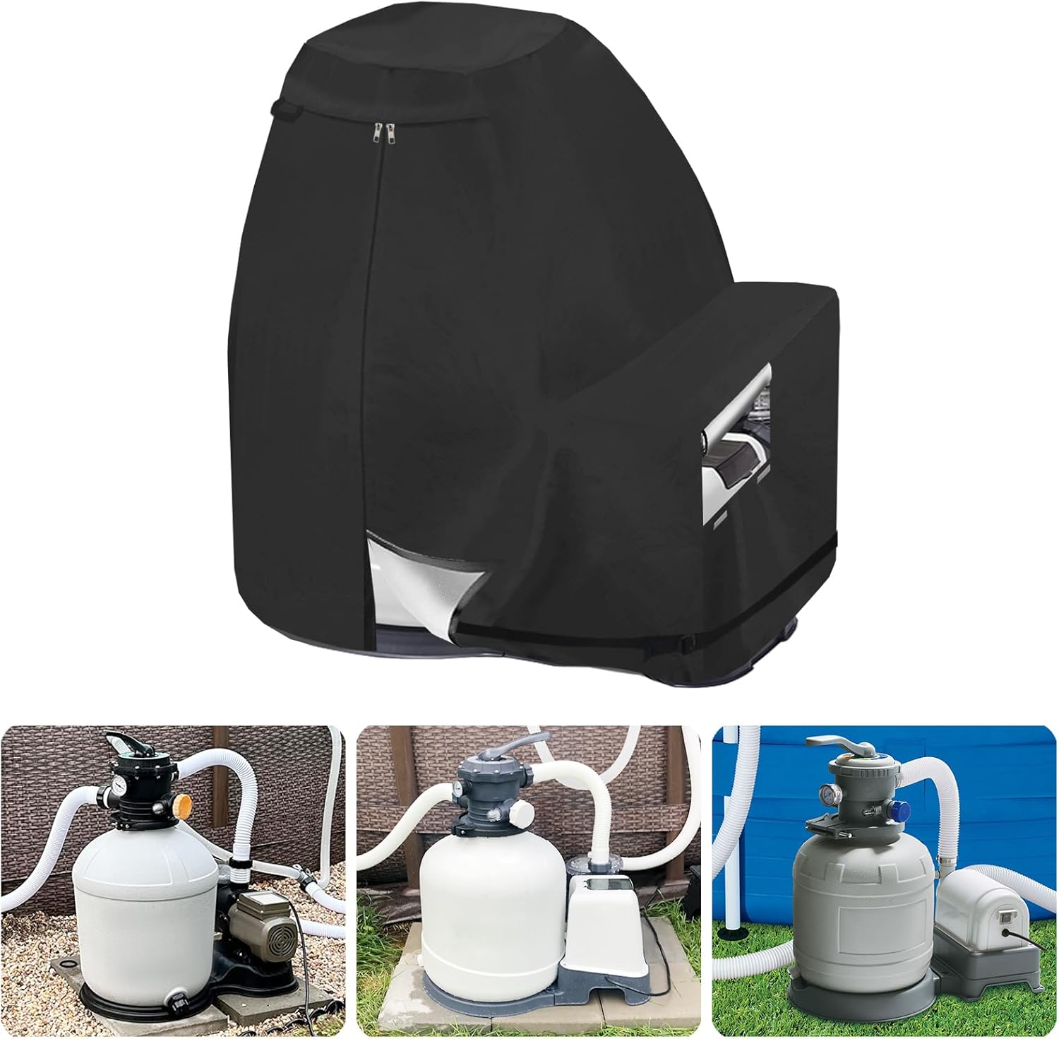 Bitubi Sand Filter Pump Cover for 17-20 Inch Filters, Waterproof