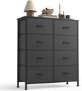 Sweetcrispy 8 Drawer Dresser with Fabric Bins - Compact Storage Tower