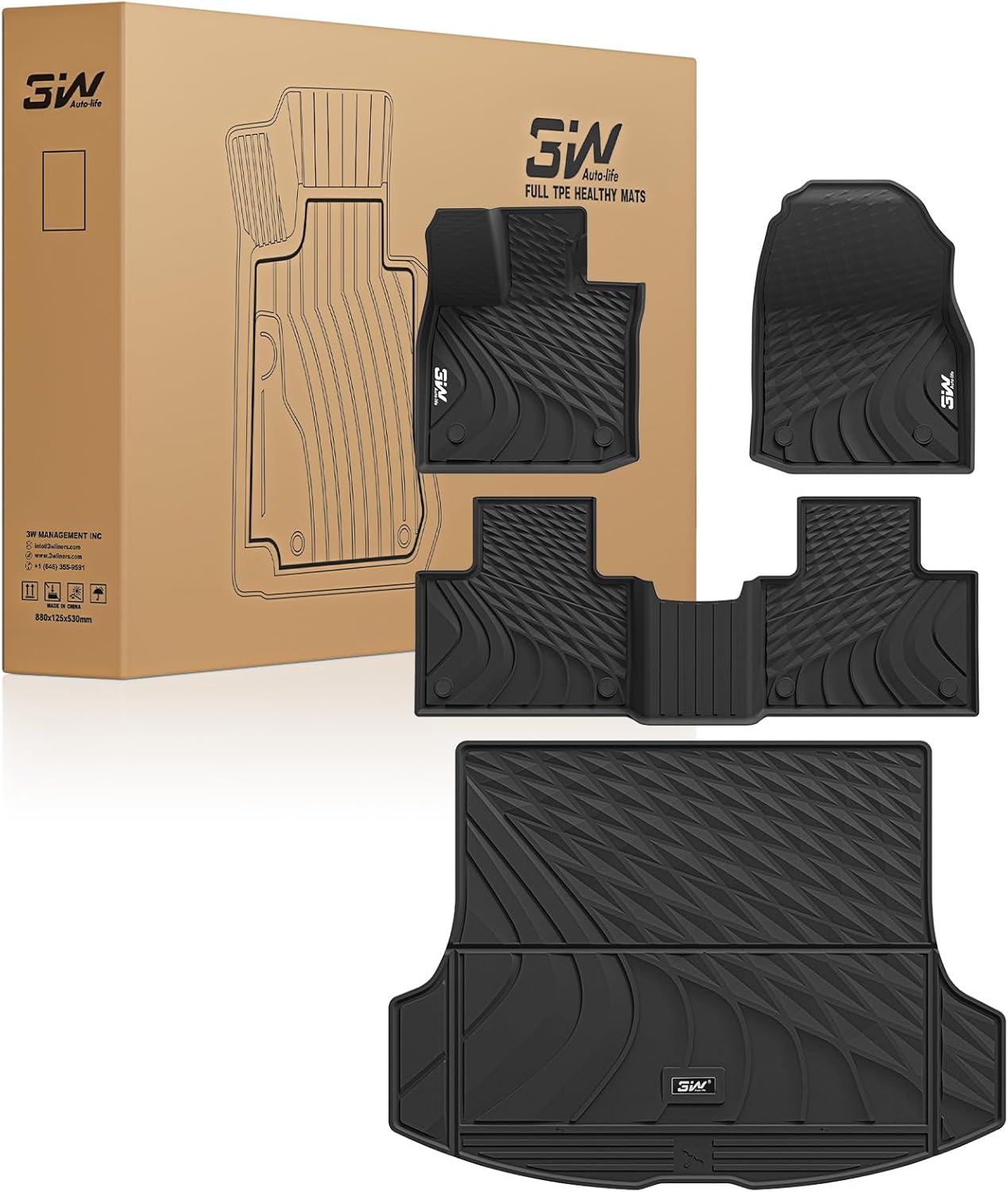 Custom Fit TPE Floor Mats for Lexus RX350 2023-2026 Models