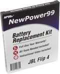 NP99sp NewPower99 Battery Kit for JBL Flip 4 - 3000 mAh Long Life