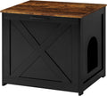 Dwanton Cat Litter Box Furniture Hidden Enclosure for Cats