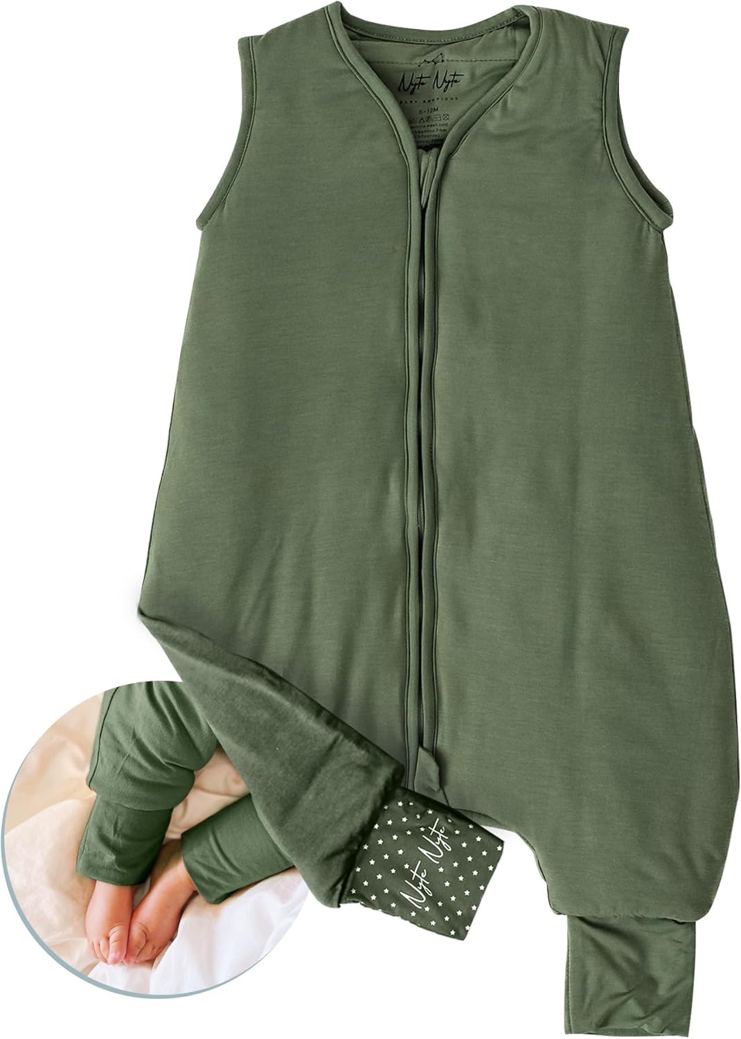 Nyte Nyte Baby 1.0-TOG Sleeveless Sleep Sack for Cozy Nights