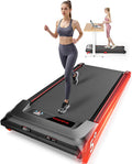 Walking Pad Incline Treadmill Under Desk - Quiet 2.5HP Portable