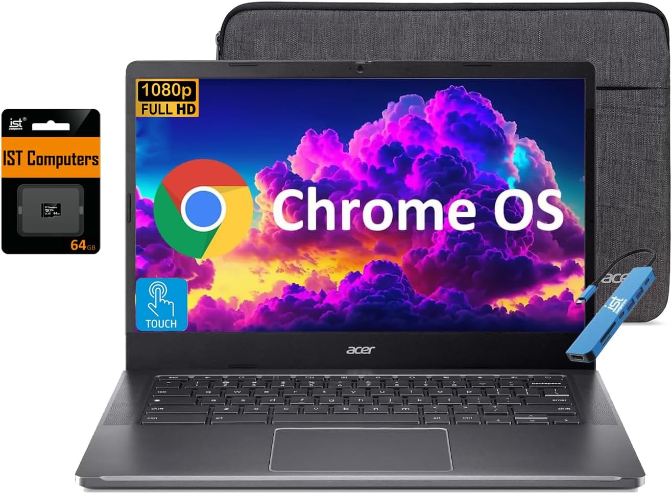 Acer Chromebook Plus 514 Touchscreen Laptop for Students