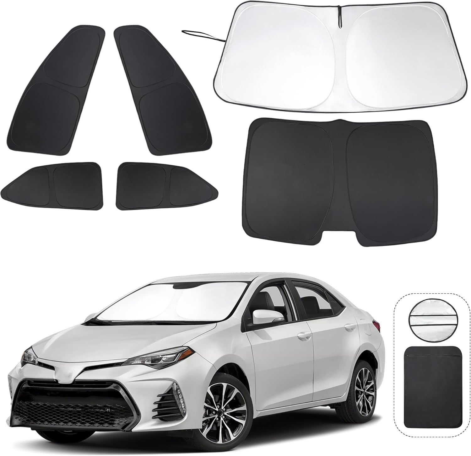 Custom Fit Window Shades for Toyota Corolla 2014-2019 Models