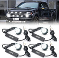 Hideaway Strobe Lights White LED Strobe Light Kit - 4PCS