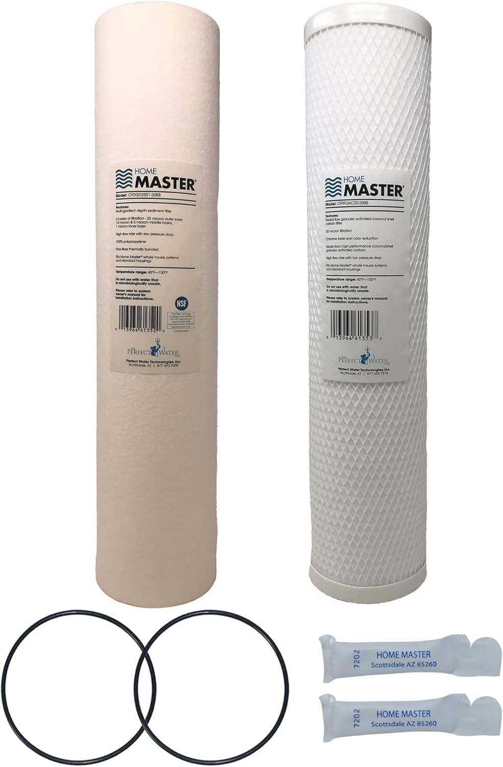 Home Master Whole House 4-Layer Sediment Filter Replacement Set
