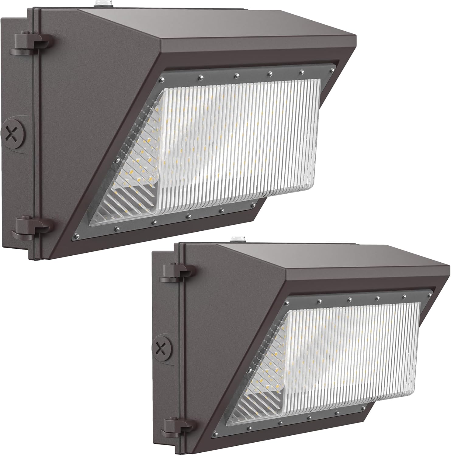 120W LED Wall Pack Light with Dusk-to-Dawn Sensor for Security