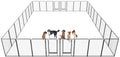 Dog Playpen Outdoor Extra Wide 32 Panels 50in Height - Portable Heavy