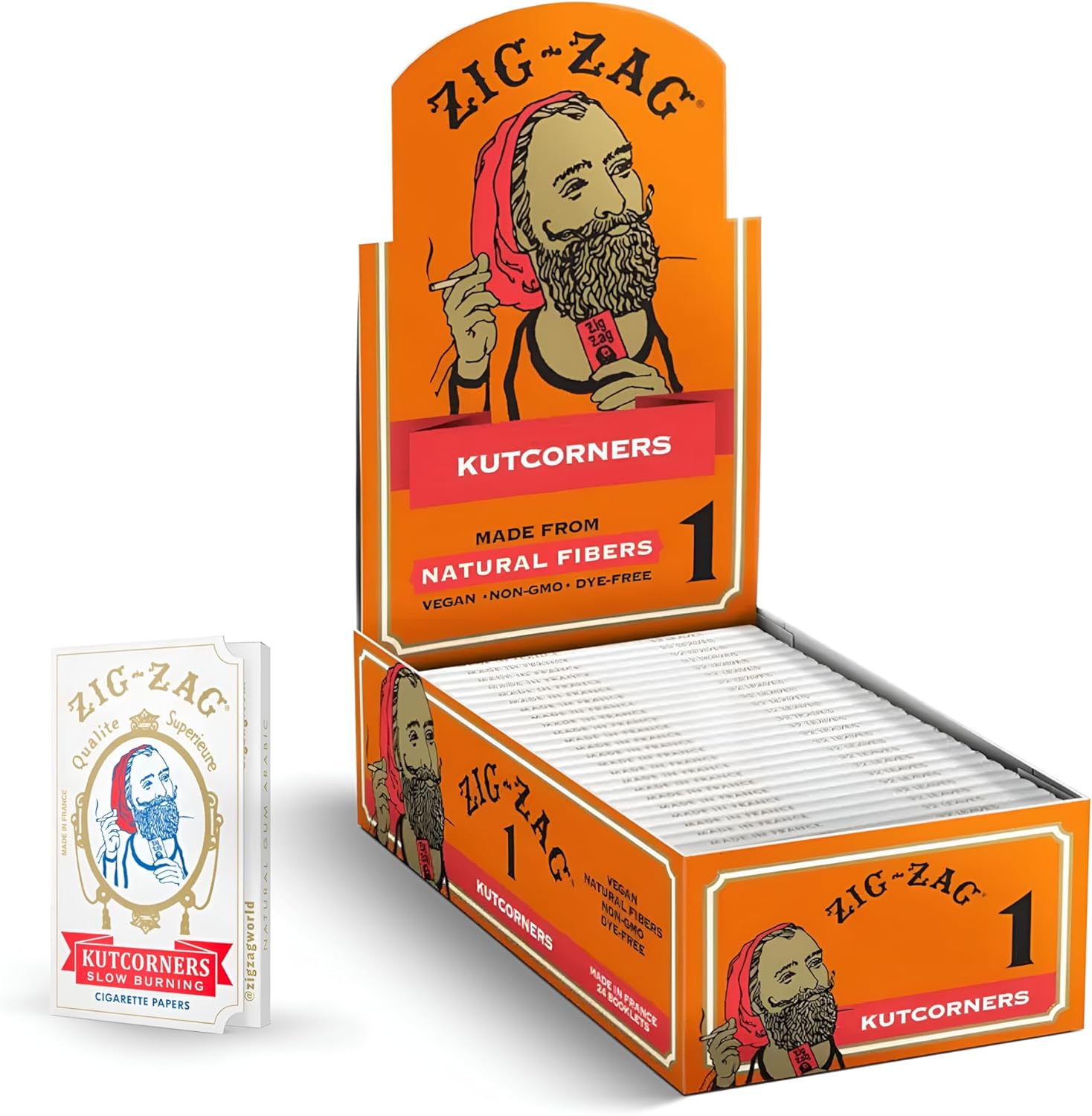 Zig-Zag Kutcorner Rolling Papers - 70mm - Premium Quality