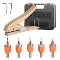 Countersink Drill Bit Set 6pcs with Hole Punch - Adjustable Depth