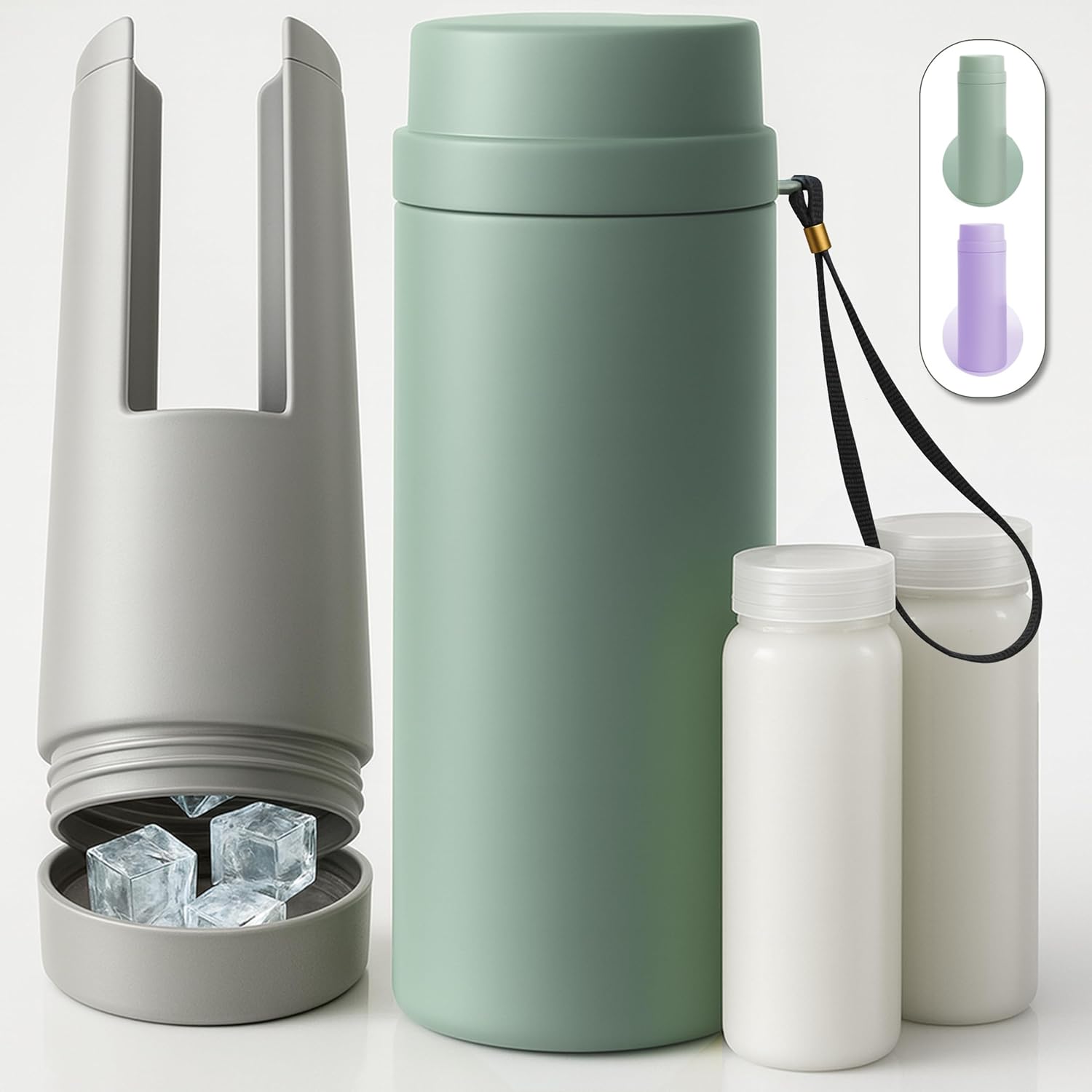 Portable Breast Milk Cooler Bottle with 30H Cooling Time