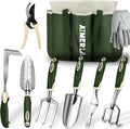 Gardening Tools Set of 9 Heavy Duty Garden Tools with Bag - Durable