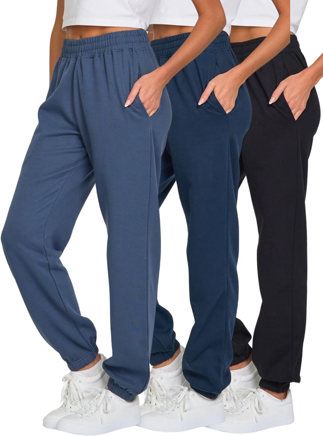 Ultra Performance Womens Sweatpants 3 Pack for Comfort & Style