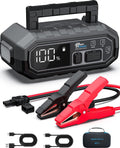 4000A Portable Car Jump Starter - Powerful 12V Emergency Pack
