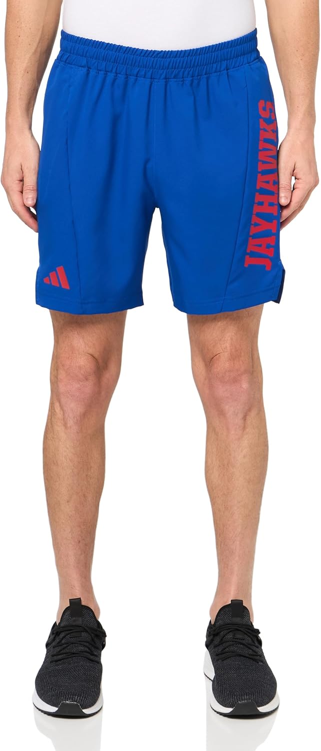 adidas Men's NCAA University Team Shorts for Jayhawks Fans