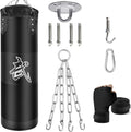 Hanging Punching Bag Set Unfilled - Durable Heavy Bag for Home