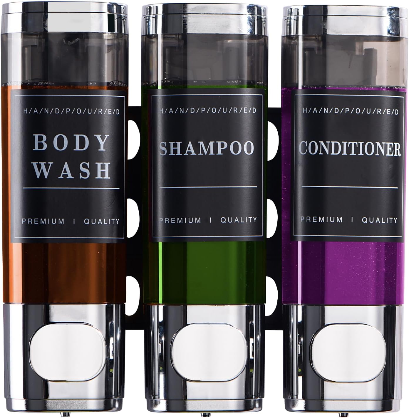 Wall Mounted Shower Soap Dispenser for Shampoo and Conditioner