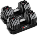 Keppi Adjustable Dumbbells Set - 10-in-1 Adjustable Weights for Home
