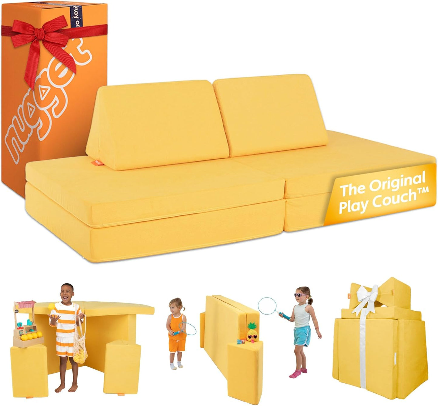 Nugget Play Couch for Kids - Modular Foam Sofa for Imagination