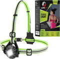 Running Lights for Runners with Yellow Reflective Vest - Night Safety