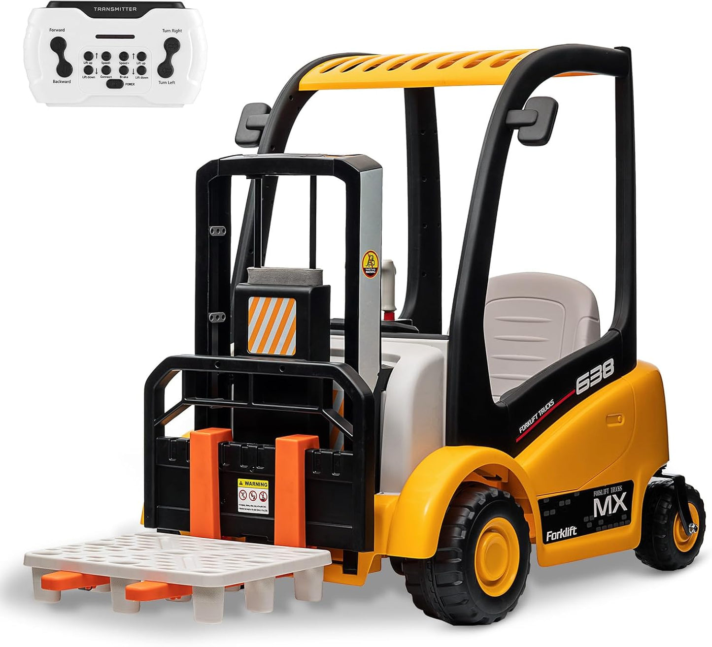 SEHOMY 12V Kids Forklift Ride - Electric Construction Vehicle