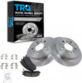TRQ Rear Brake Pad & Rotor Kit for Buick LaCrosse & Impala