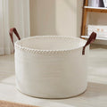 XLarge Round Cotton Rope Storage Basket Bin Organizer Laundry Hamper