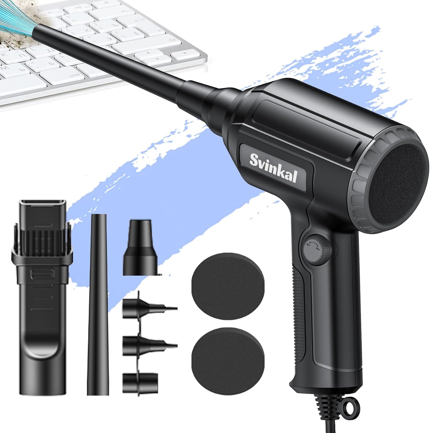 500W Svinkal Air Duster: 40000RPM Power
