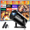 Mini Projector 4K Compatible 1080P Portable Projector - WiFi6