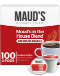 Maud's Medium Roast Coffee Pods 100 ct - Recyclable K Cup Compatible